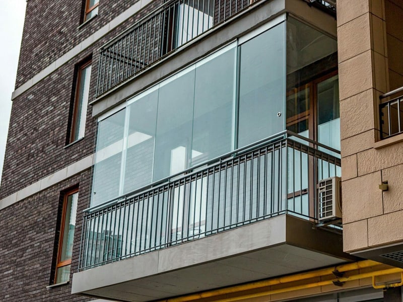 Алюминиевые раздвижные окна для балкона