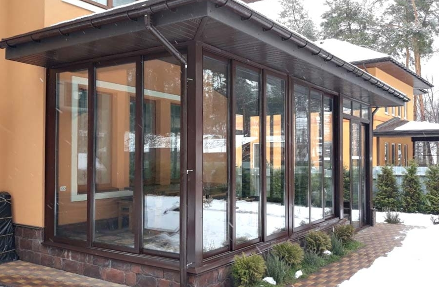 Холодное остекление террасы под ключ
